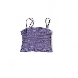Forever 21 Lavender Smocked Camisole